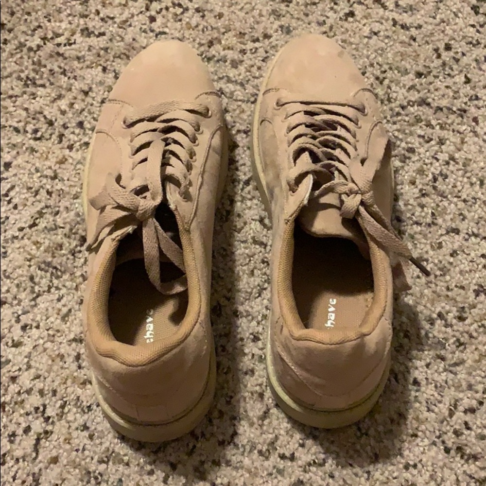 Pink pair of shoes! Worn once.
